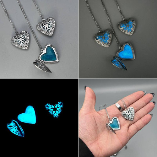 گردنبند لاکت قلب شبتاب💙