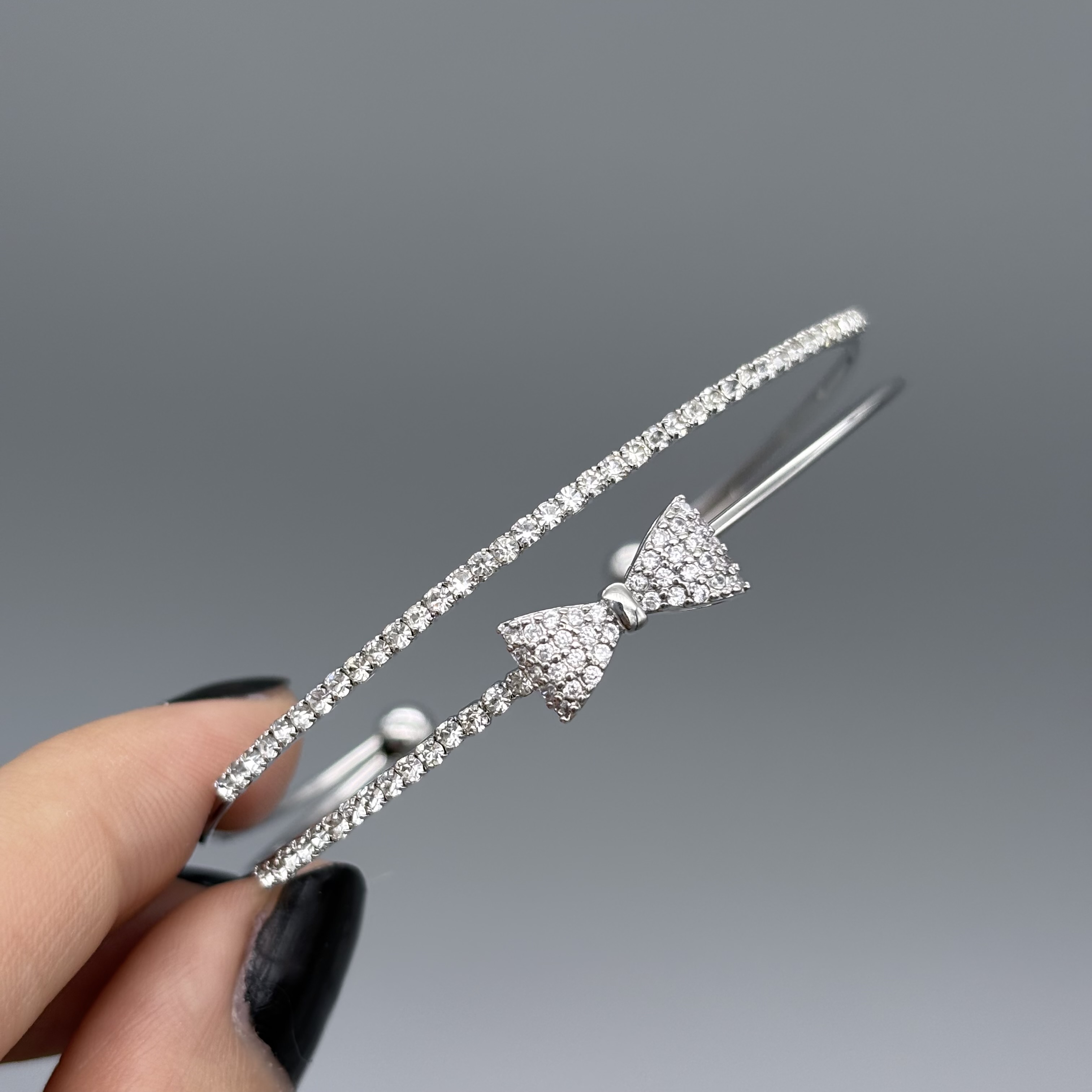 بنگل جواهری مدل پاپیونی🎀