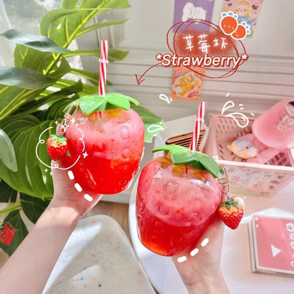ماگ اسموتی توت فرنگی🍓✨️